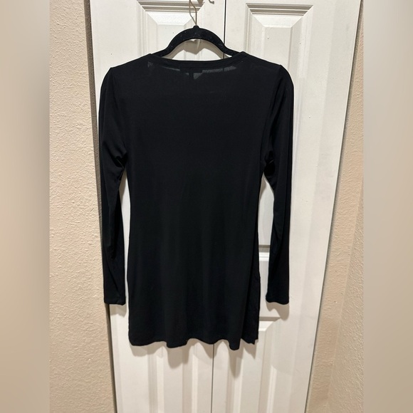 Eileen Fisher 100% Silk Long-Sleeved Shirt in Black - Sz. XS - Capsule Wardrobe - Picture 2 of 14
